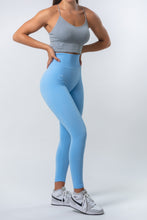 Učitajte sliku u preglednik galerije, Boomy Scrunch helanke-Svetlo plava